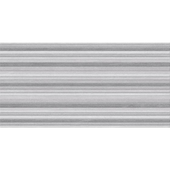 AYRONA LINES 25x50 γκρι ματ πλακάκι τοίχου με γραμμές metal/oxide